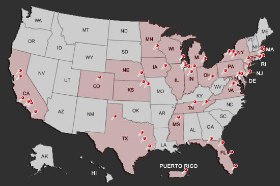 Usa Map Listing States